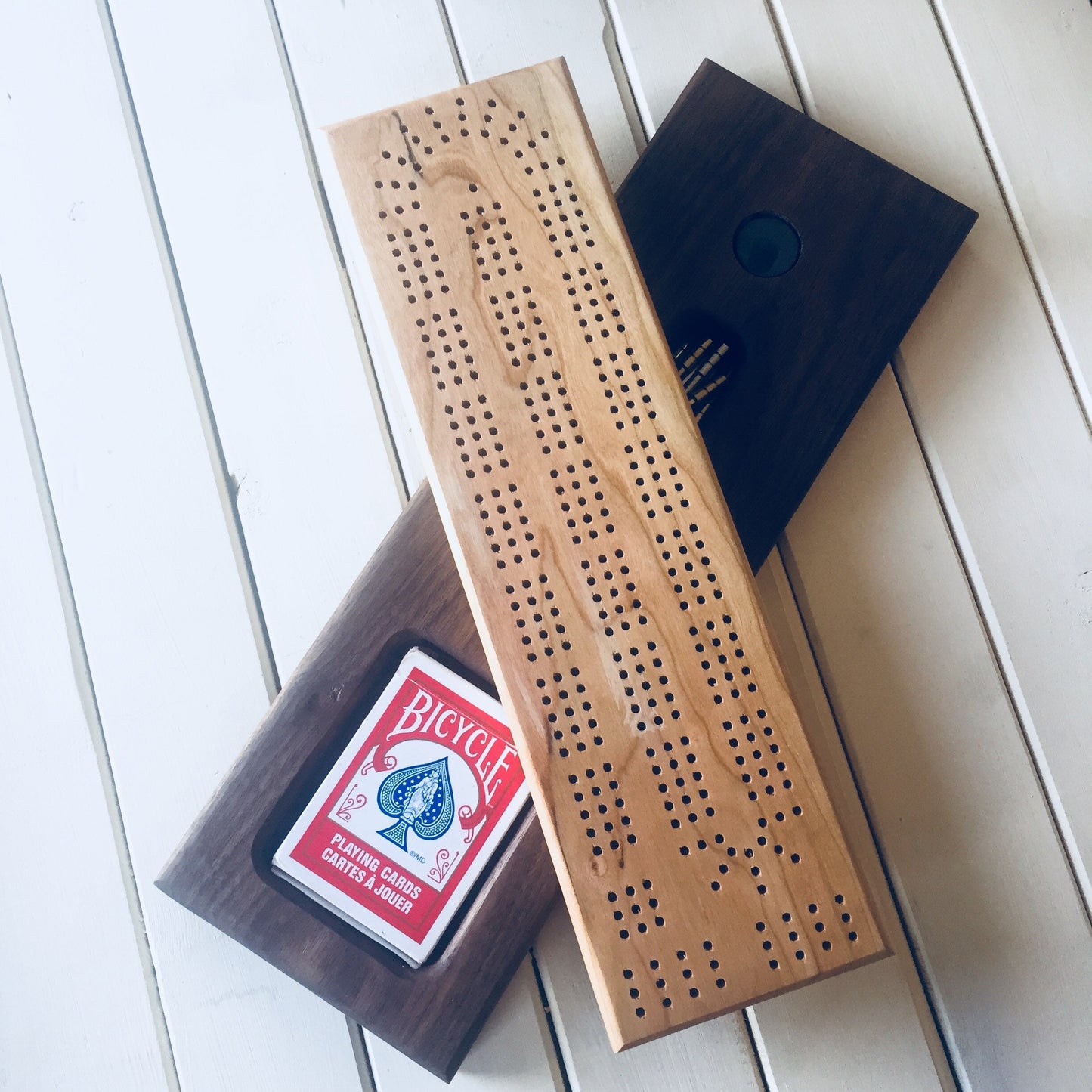 Metal cribbage pegs