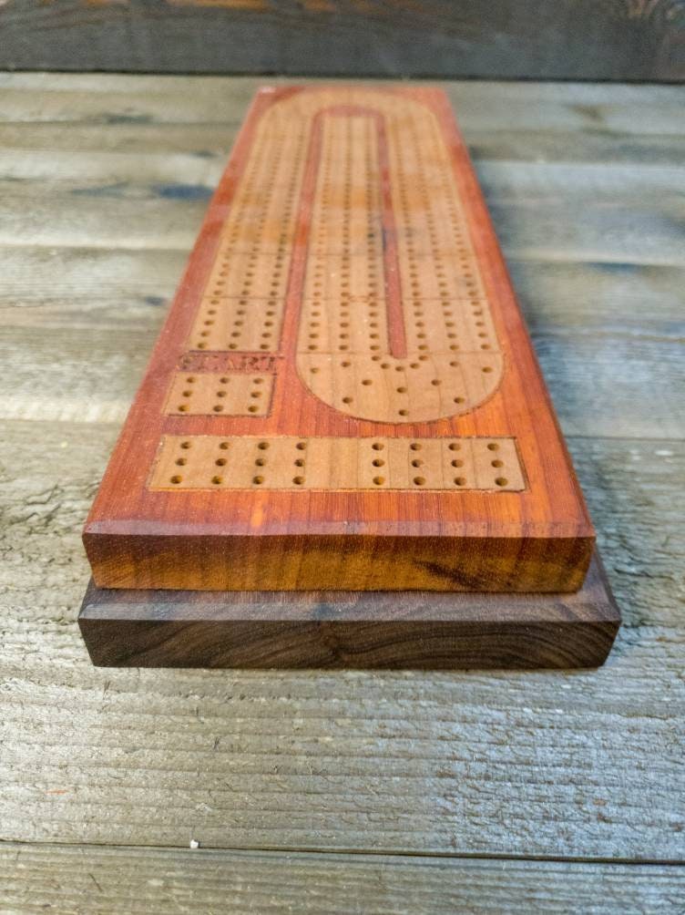 Custom Cribbage Board * Personalized Cribbage Board * Family Game Night * Cribbage Board