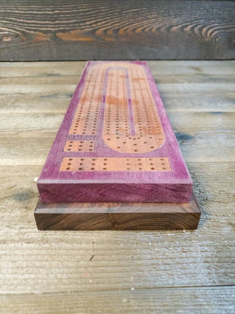 Cribbage hotsell Board - Purpleheart