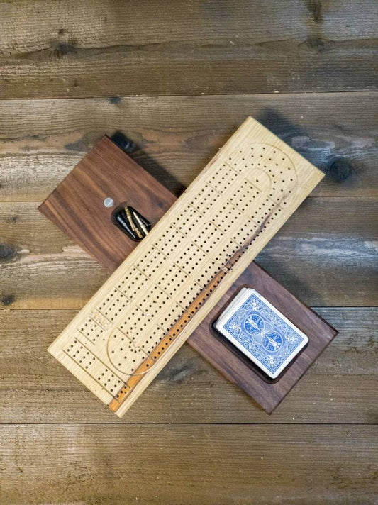 Cribbage board |Skunk lines |Card and Peg storage | Wedding Christmas Retirement Housewarming | Gift